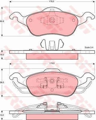 TRW GTD1080 - Kit freno, Freno a disco www.autoricambit.com