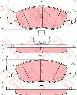 TRW GTD1075 - Kit freno, Freno a disco www.autoricambit.com