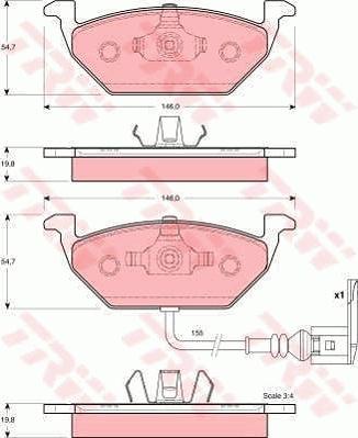 TRW GTD1119 - Kit freno, Freno a disco www.autoricambit.com