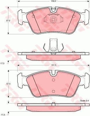 TRW GTD1110 - Kit freno, Freno a disco www.autoricambit.com