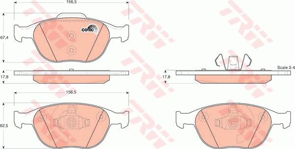 TRW GTD1177 - Kit freno, Freno a disco www.autoricambit.com