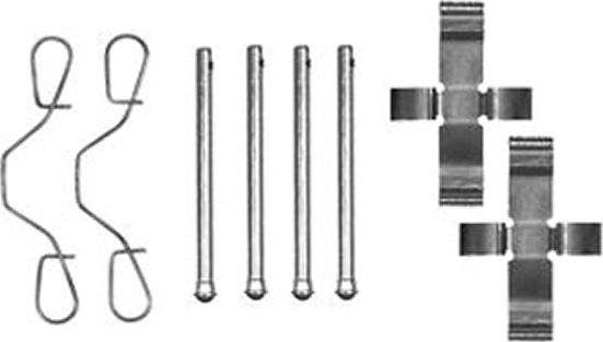 TRW PFK154 - Kit accessori, Pastiglia freno www.autoricambit.com