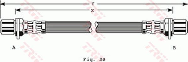 TRW PHA196 - Flessibile del freno www.autoricambit.com