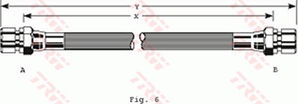 TRW PHA129 - Flessibile del freno www.autoricambit.com