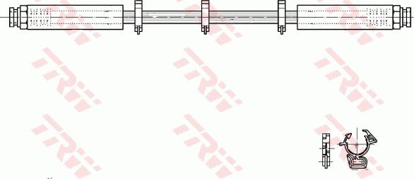 TRW PHA299 - Flessibile del freno www.autoricambit.com