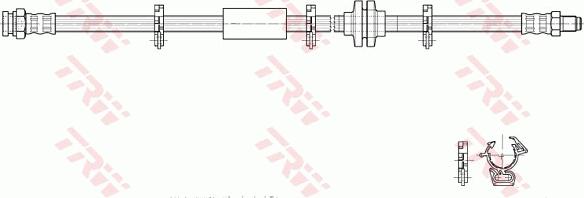 TRW PHB362 - Flessibile del freno www.autoricambit.com