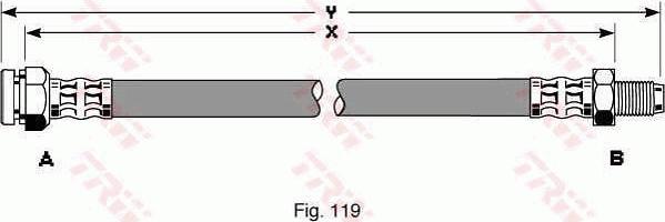 TRW PHB300 - Flessibile del freno www.autoricambit.com