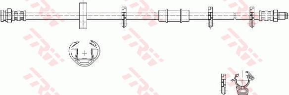 TRW PHB243 - Flessibile del freno www.autoricambit.com