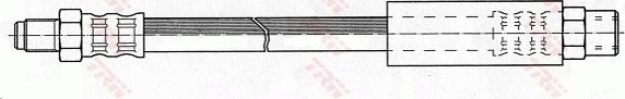 TRW PHB256 - Flessibile del freno www.autoricambit.com