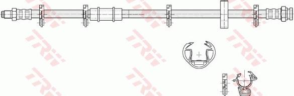 TRW PHB217 - Flessibile del freno www.autoricambit.com