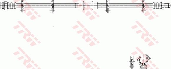 TRW PHB273 - Flessibile del freno www.autoricambit.com