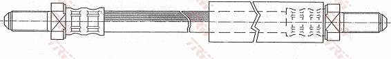 TRW PHC200 - Flessibile del freno www.autoricambit.com