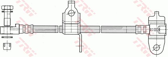 TRW PHD990 - Flessibile del freno www.autoricambit.com