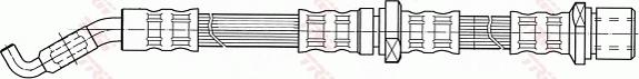 TRW PHD430 - Flessibile del freno www.autoricambit.com