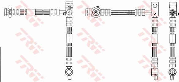 TRW PHD542 - Flessibile del freno www.autoricambit.com