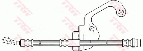 TRW PHD506 - Flessibile del freno www.autoricambit.com