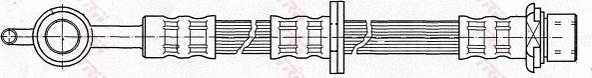 TRW PHD501 - Flessibile del freno www.autoricambit.com