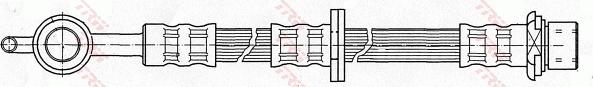 TRW PHD501 - Flessibile del freno www.autoricambit.com