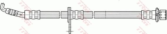 TRW PHD692 - Flessibile del freno www.autoricambit.com