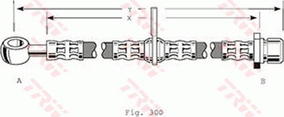 TRW PHD191 - Flessibile del freno www.autoricambit.com