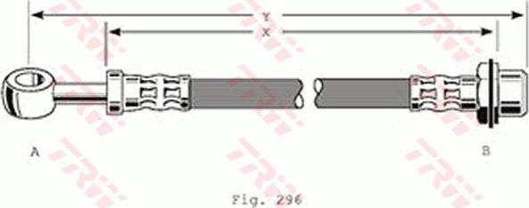 TRW PHD193 - Flessibile del freno www.autoricambit.com