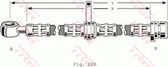 TRW PHD197 - Flessibile del freno www.autoricambit.com