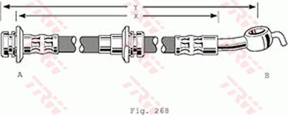 TRW PHD148 - Flessibile del freno www.autoricambit.com