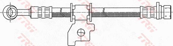 TRW PHD154 - Flessibile del freno www.autoricambit.com