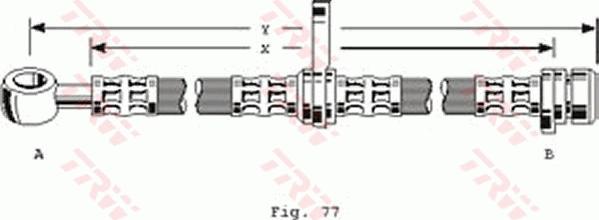 TRW PHD152 - Flessibile del freno www.autoricambit.com