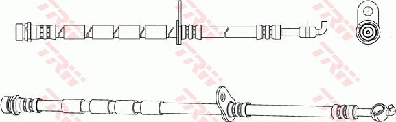 TRW PHD1145 - Flessibile del freno www.autoricambit.com