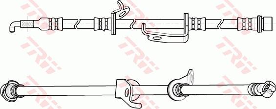 TRW PHD1152 - Flessibile del freno www.autoricambit.com