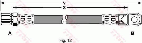 TRW PHD110 - Flessibile del freno www.autoricambit.com