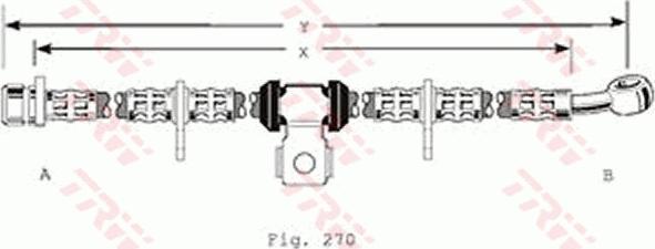 TRW PHD189 - Flessibile del freno www.autoricambit.com