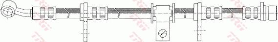 TRW PHD186 - Flessibile del freno www.autoricambit.com