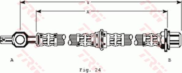 TRW PHD180 - Flessibile del freno www.autoricambit.com