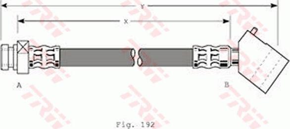 TRW PHD132 - Flessibile del freno www.autoricambit.com