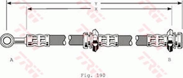 TRW PHD137 - Flessibile del freno www.autoricambit.com