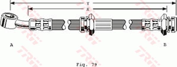 TRW PHD174 - Flessibile del freno www.autoricambit.com