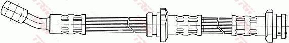 TRW PHD398 - Flessibile del freno www.autoricambit.com