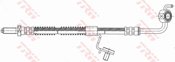 TRW PHD343 - Flessibile del freno www.autoricambit.com