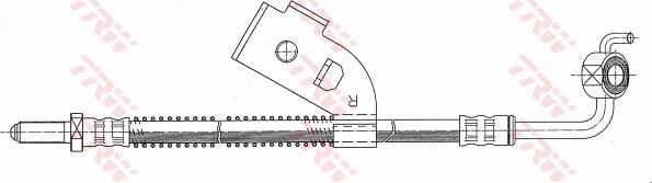 TRW PHD342 - Flessibile del freno www.autoricambit.com