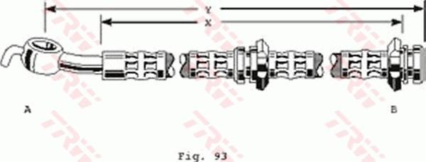 TRW PHD310 - Flessibile del freno www.autoricambit.com