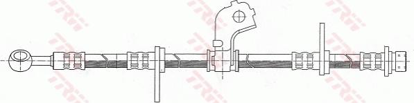 TRW PHD317 - Flessibile del freno www.autoricambit.com