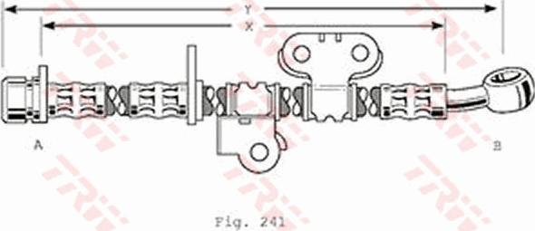 TRW PHD375 - Flessibile del freno www.autoricambit.com