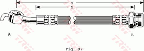 TRW PHD290 - Flessibile del freno www.autoricambit.com