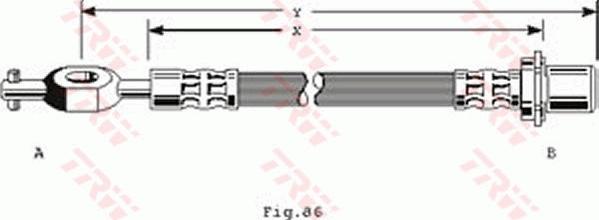 TRW PHD235 - Flessibile del freno www.autoricambit.com