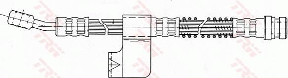 TRW PHD754 - Flessibile del freno www.autoricambit.com