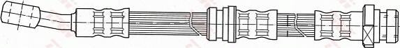 TRW PHD704 - Flessibile del freno www.autoricambit.com