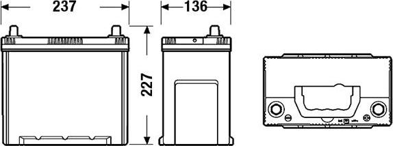 Tudor TA456 - Batteria avviamento www.autoricambit.com