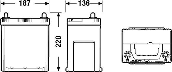 Tudor TA406 - Batteria avviamento www.autoricambit.com